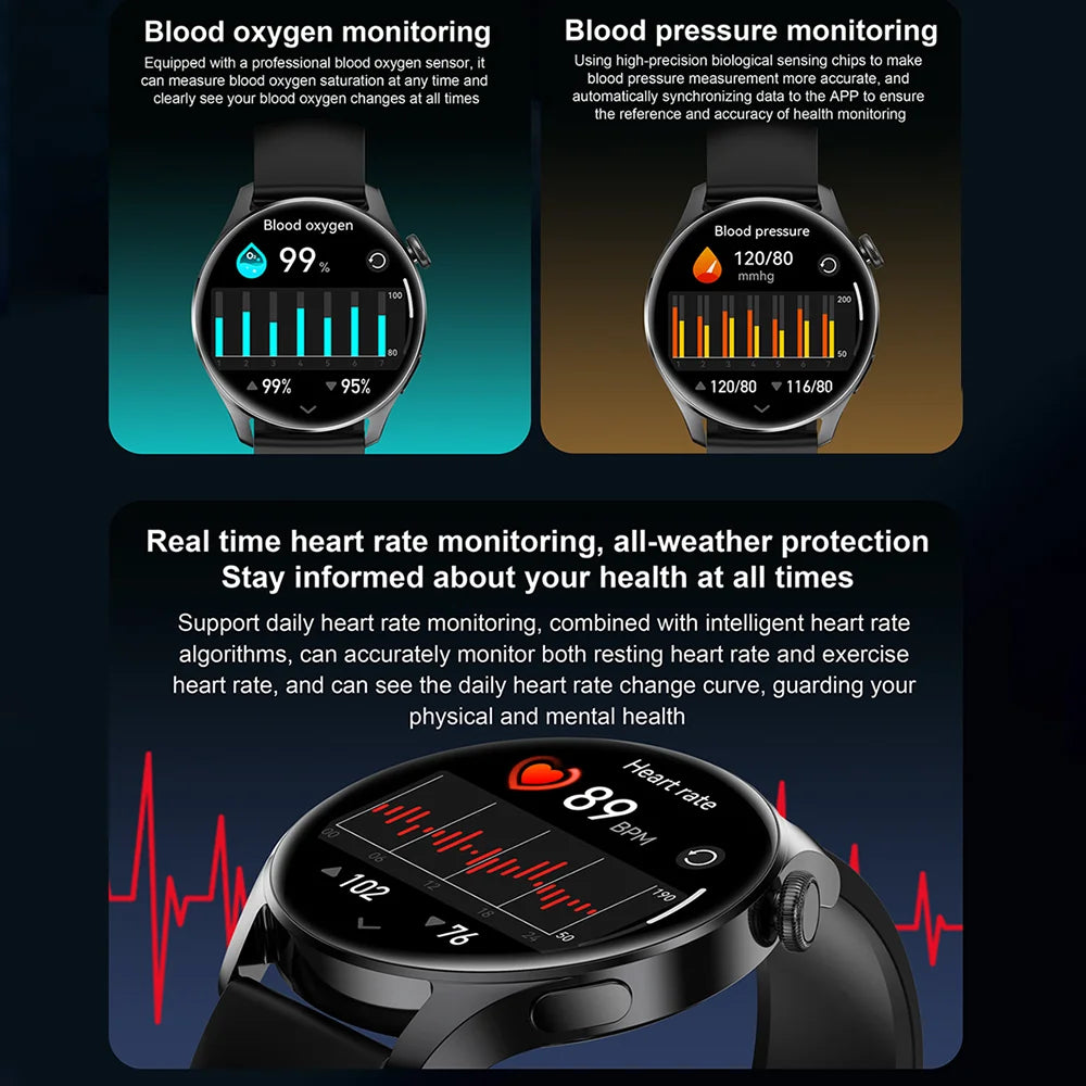 Smart Watch 4 Pro Waterproof, Bluetooth Calling