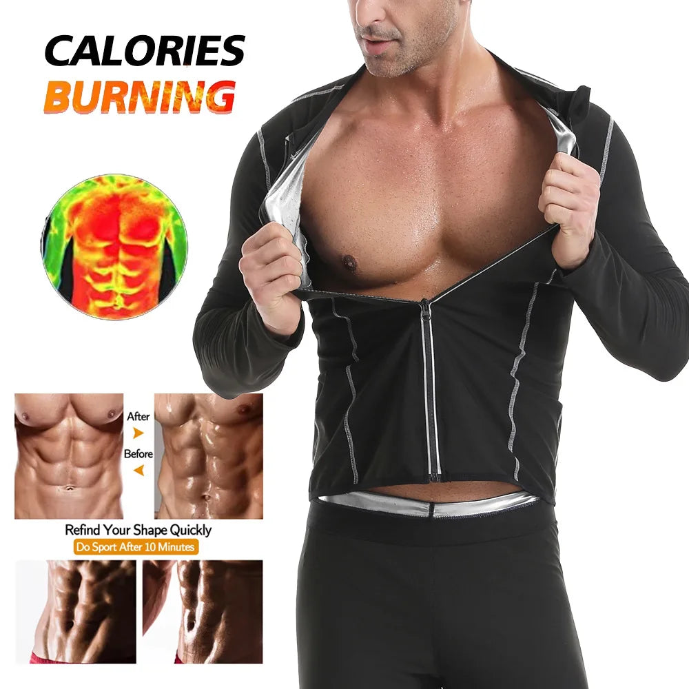 Áo Sauna Giảm Cân Nam: Đốt Mỡ & Giữ Nhiệt Tập Luyện - Daisan Mart