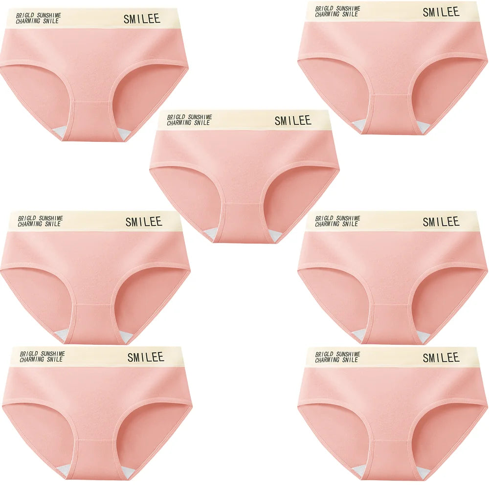 Quần Lót Nữ Cotton Kháng Khuẩn Mềm Mại - 7 Cái