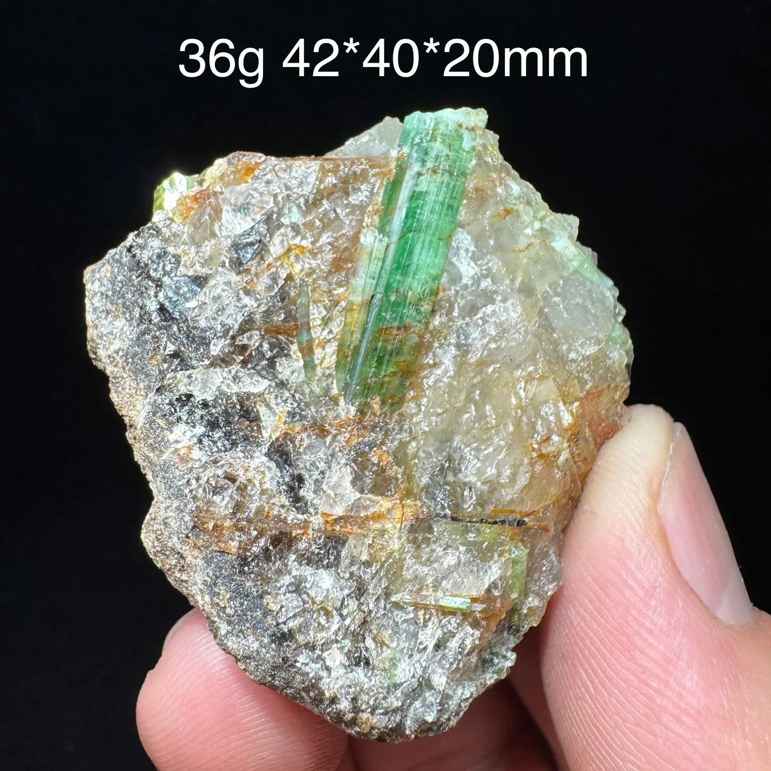 Natural Emerald &amp; Healing Quartz