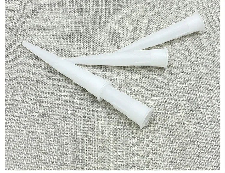 30pcs Glass Nozzles Plastic Glass Glue Caulking Gun Nozzles Sealant Silicone Caulking Tips Mouth Caps Home Construction Tools