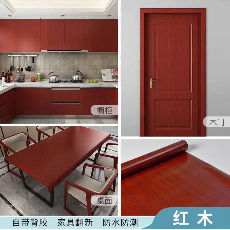 10m Waterproof Wood Wallpaper Interior Renovation