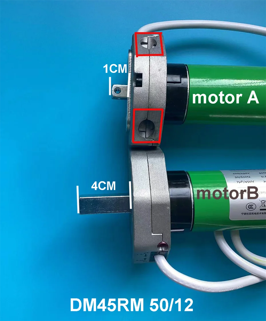 Dooya DM45RM tubular motor for rolling doors, automatic curtains
