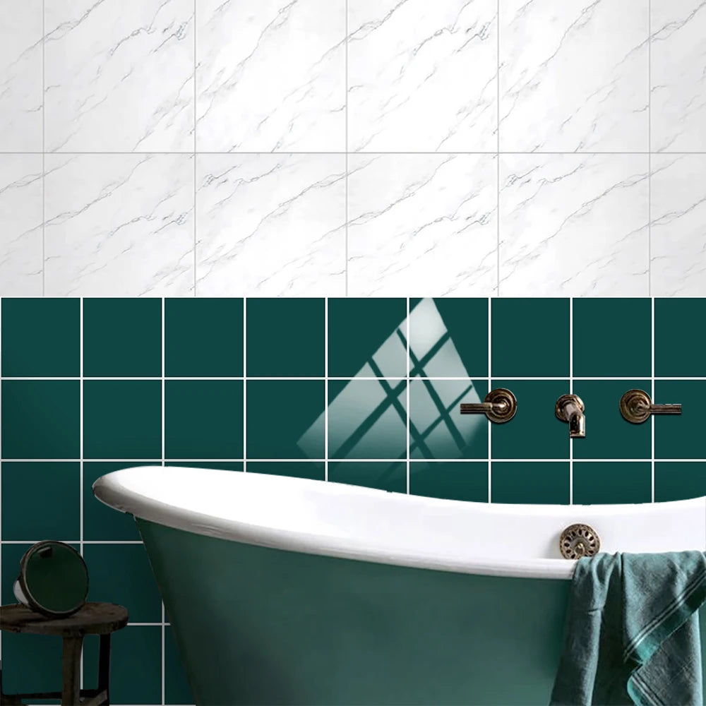 10 pieces of waterproof turquoise wall tiles