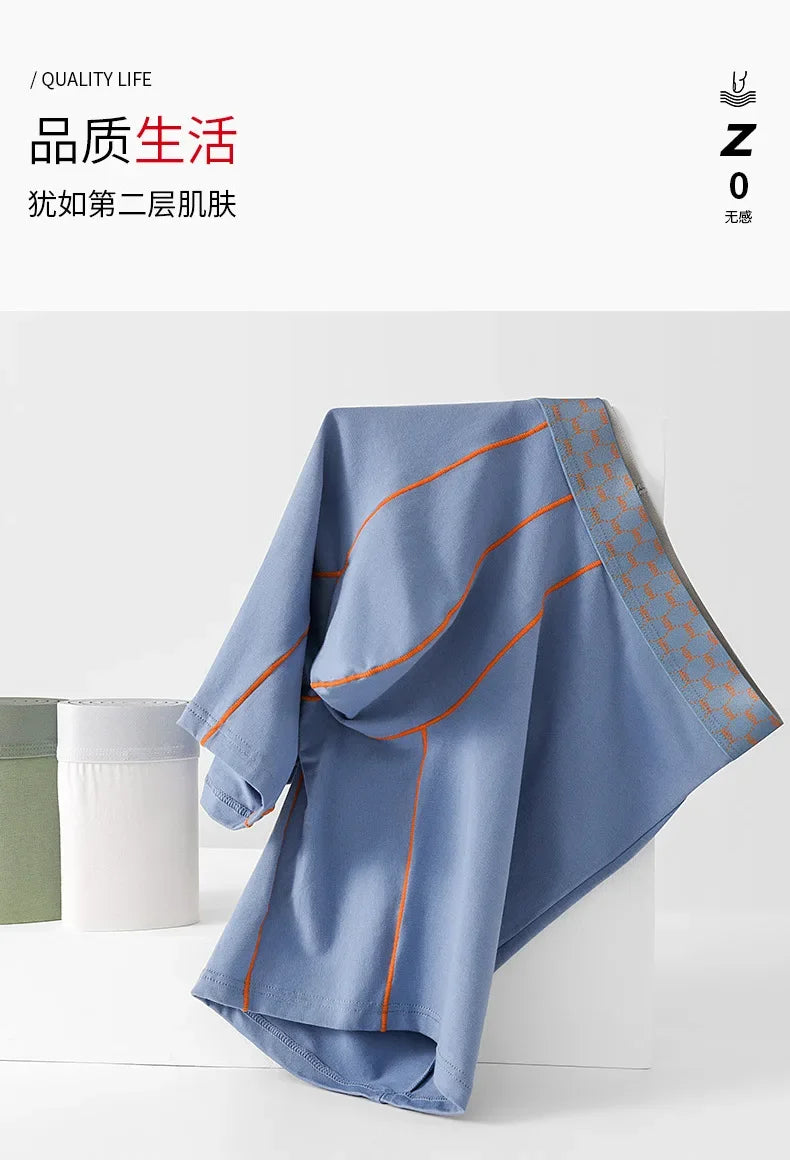 Quần lót nam thể thao cotton phối màu 2412