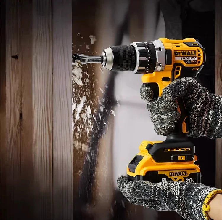 2025 Dewalt 2000RPM Cordless Electric Drill Brushless Driver Adjustable Speed ​​Impact Hand Drill Rechargeable Power Tools DCD796