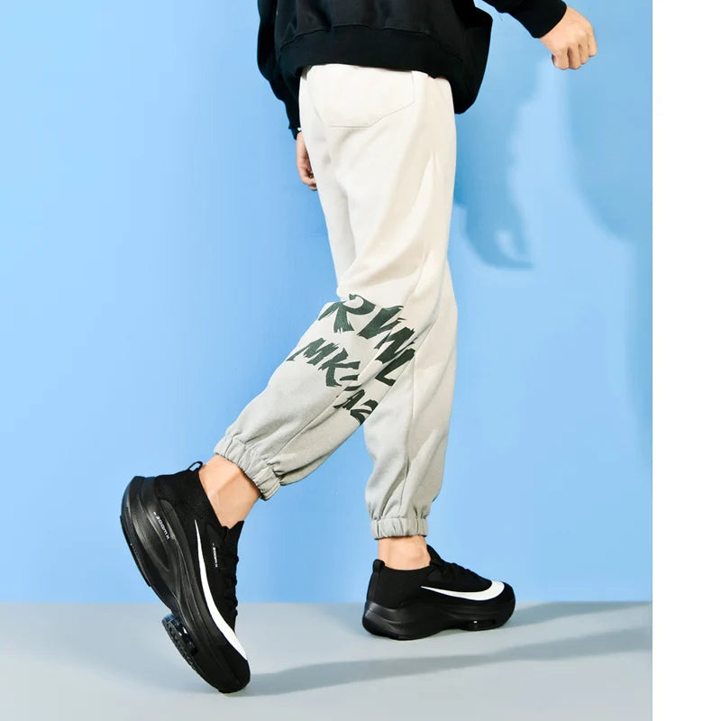 Giày Thể Thao Đệm Khí Unisex Thoáng Khí Thời Trang