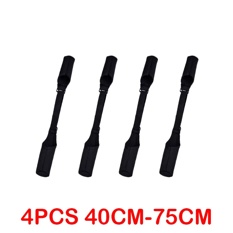 1-5PCS Cover Protector for Fishing Rod Tube Case Fishing Pole Sleeves Belt Fishing Rod Socks Srtap Rod Protector Adjustable