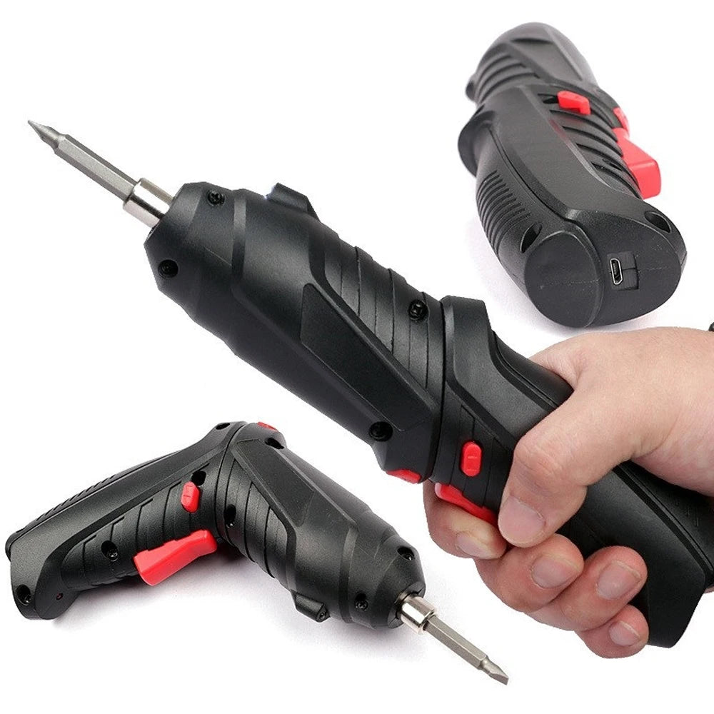 Electric Screwdriver Battery Rechargeable Cordless Screwdriver Powerful Impact Wireless Screwdriver Drill Electric Screw Driver