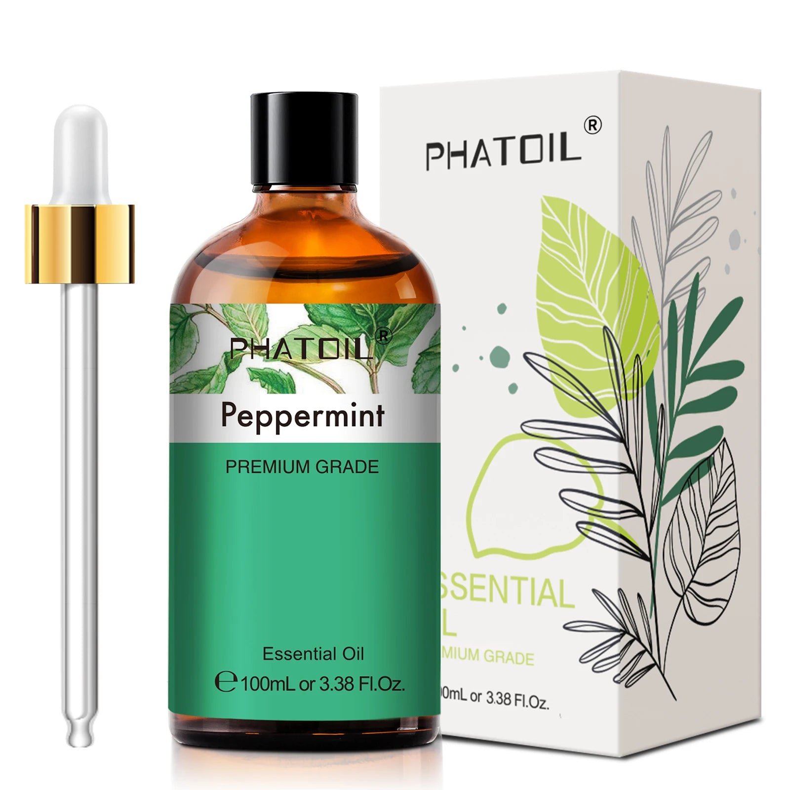 PHATOIL 100ML Eucalyptus Rose Essential Oils Lavender Indian Sandalwood Bergamot Cinnamon Lemongrass Essential Oils For Skin - Daisan Mart