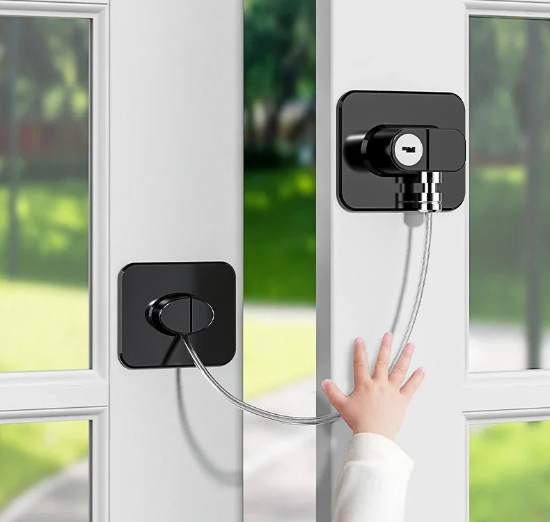 Baby Child Safety Lock Window Refrigerator Opening Security Cable Door Lock For Kids Safety Protector Protection Child Safety - Daisan Mart