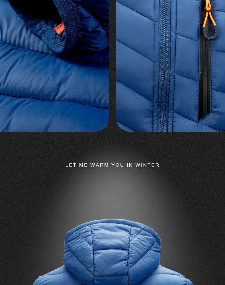 2023 Men's Fishing Jacket Waterproof Winter Warm