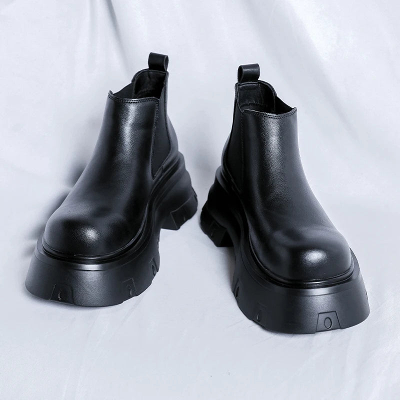 Giày Da Nam Chelsea Thời Trang - Ankle Cao Cấp