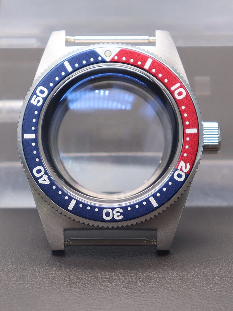 Modified Seiko 62MAS Diving 40mm Vintage Watch Cases Bubble Sapphire Crystal Glass Fit NH34 NH35 NH36 NH38 Movement 28.5mm Dial - Daisan Mart