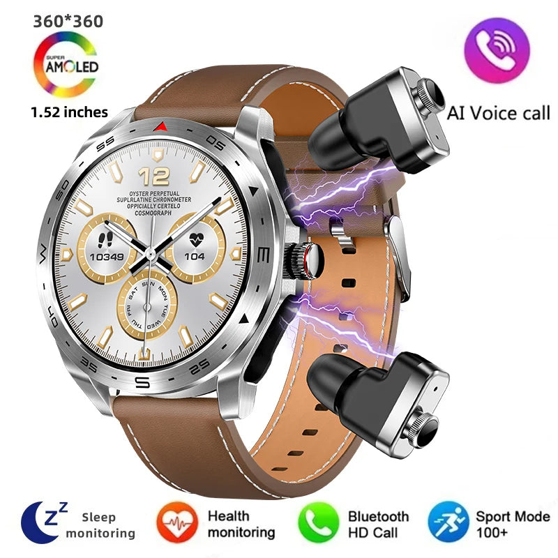 Men's Smart Watch 400mAh Durable Steel, Bluetooth Calling