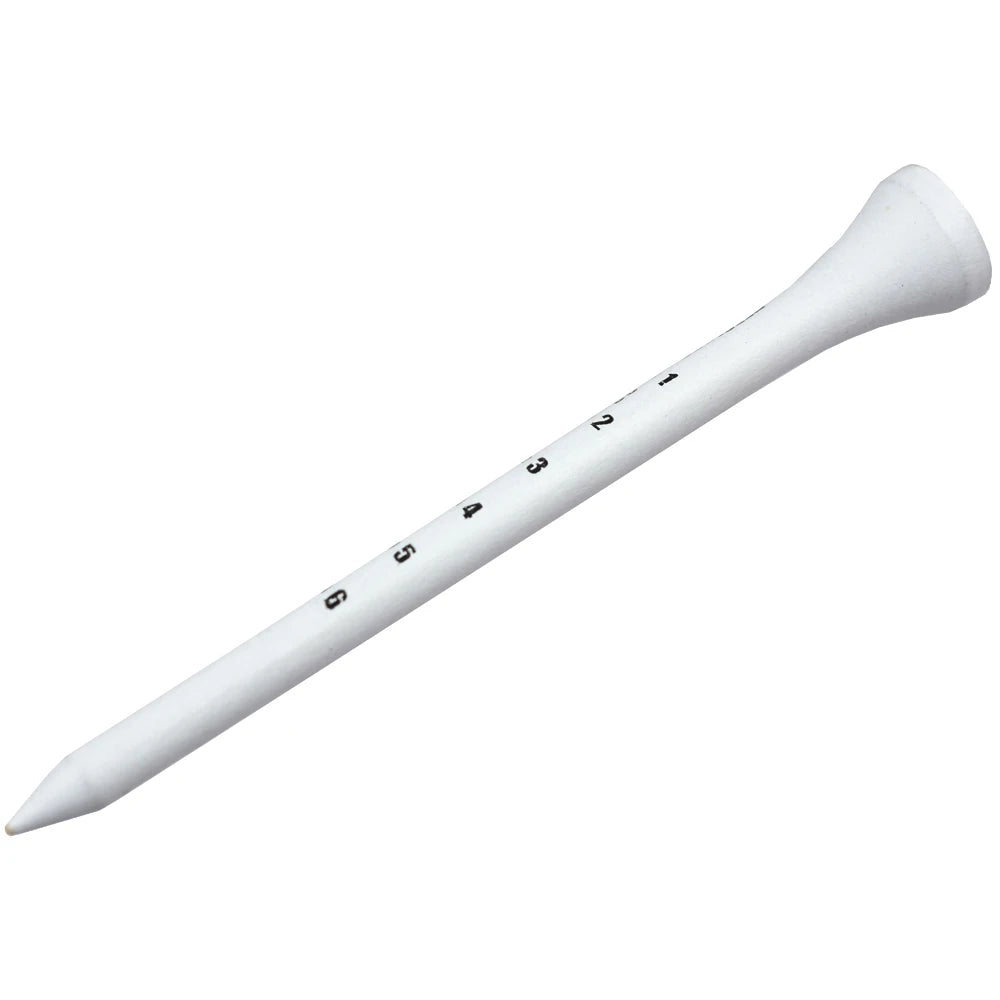 Set of 50 Premium Golf Wooden Tees with Anti-Slip Markers