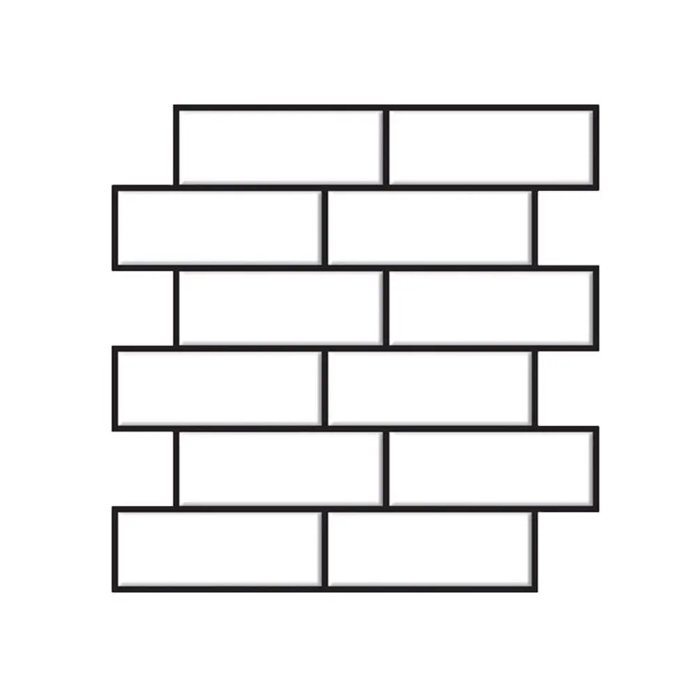 Background Wall For Kitchen Directly Paved Wall Renovation DIY Decorative Decorative Film Tile Wall Stickers Wallpaper