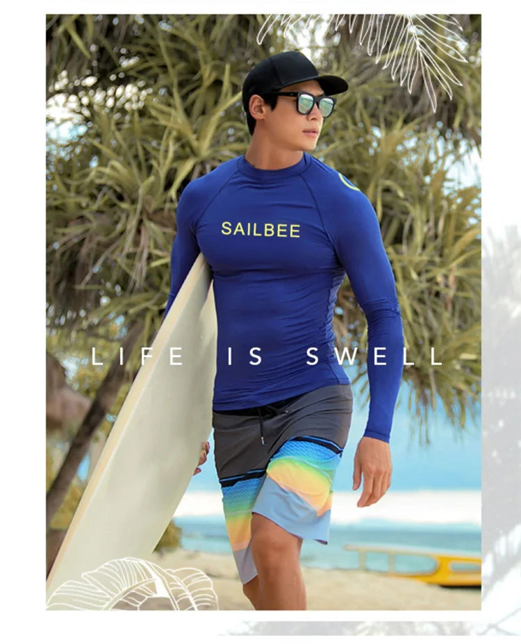 Áo Bơi Nam SAILBEE Chống UV - Lướt Sóng và Bơi Lội