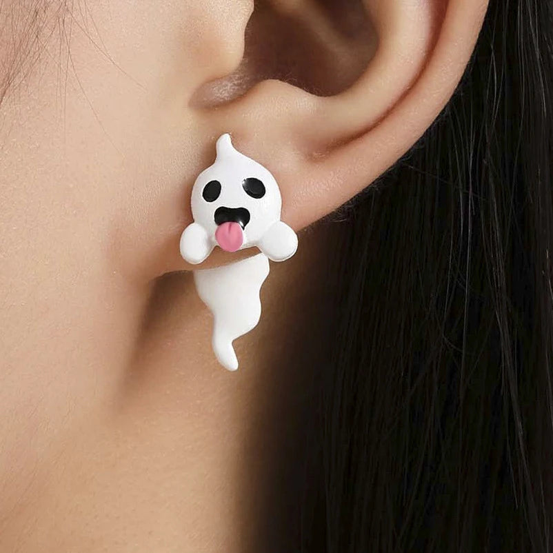 Bông Tai Ma Phát Sáng Cá Tính Halloween Độc Đáo