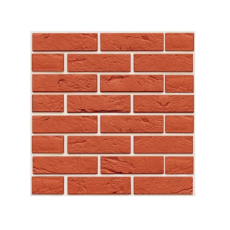 5/10PCS Stereo Wall Stickers Self-adhesive Wallpaper Brick Pattern Creative Stick Heatproof Vinyl Waterproof Kitchen Home Decor