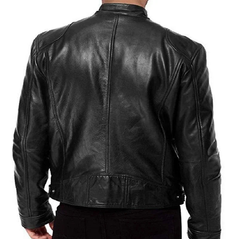 Áo Khoác Da Nam Thu Đông Phong Cách Biker Cá Tính - Daisan Mart