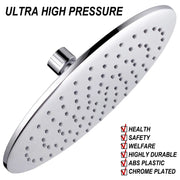 9-inch electroplated surface round concealed thin large top spray, shower head, bathroom accessories