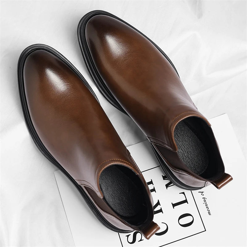 Men's Chelsea Boots - Soft Leather - Luxurious &amp; Elegant