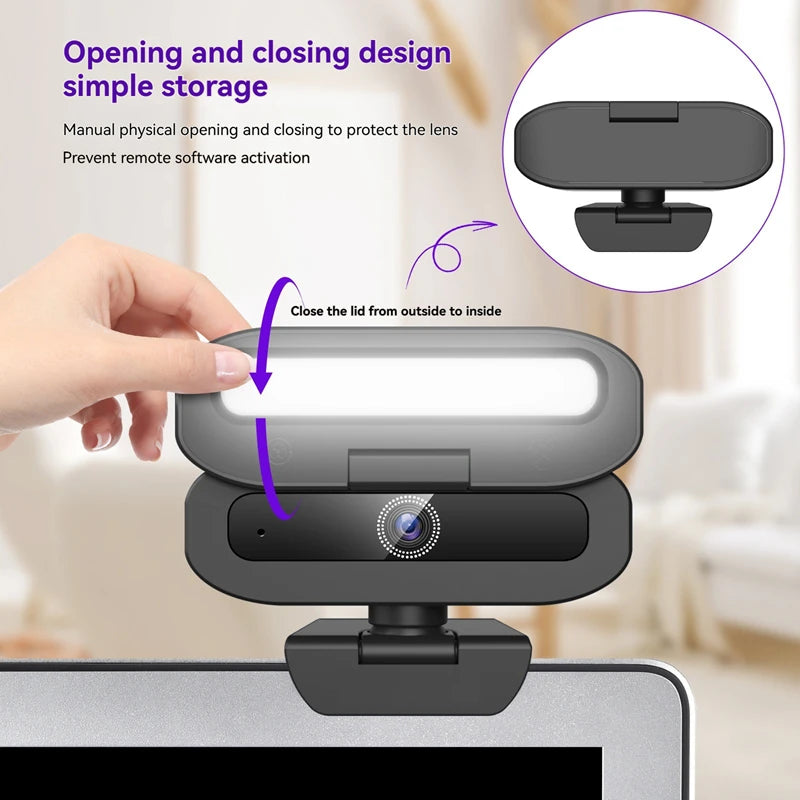 Xiaomi Webcam 4K 60FPS Livestream Pro Mic LED 2025