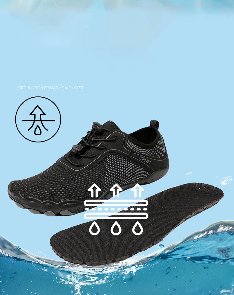 ###Giày Lội Nhanh Khô Chống Trượt Đa Năng Unisex