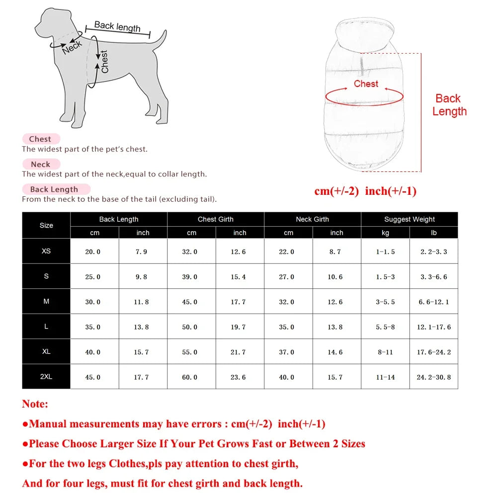 Waterproof Reflective Outdoor Jacket for Dogs 