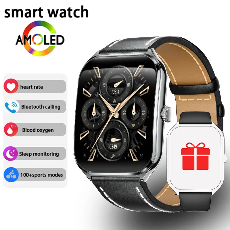 Ultra-Thin Smartwatch 1.96 AMOLED Continuous Display