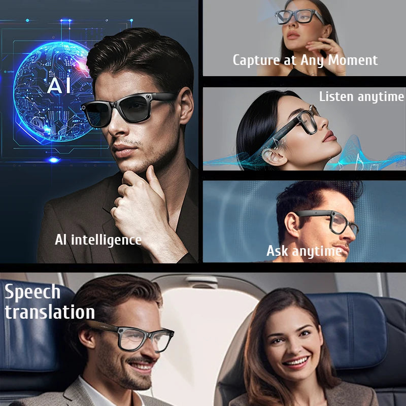Smart Glasses 2025: Video Recording, Translation, Bluetooth Calling