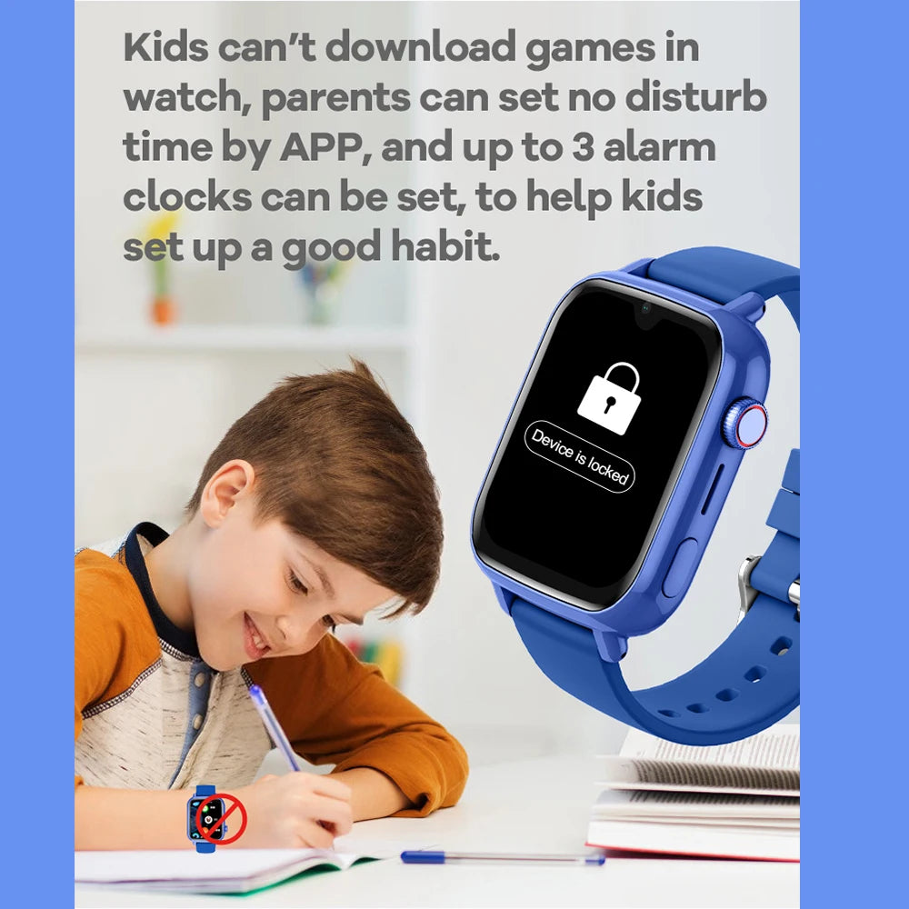 4G GPS Smart Watch for Kids Video Calling Protection