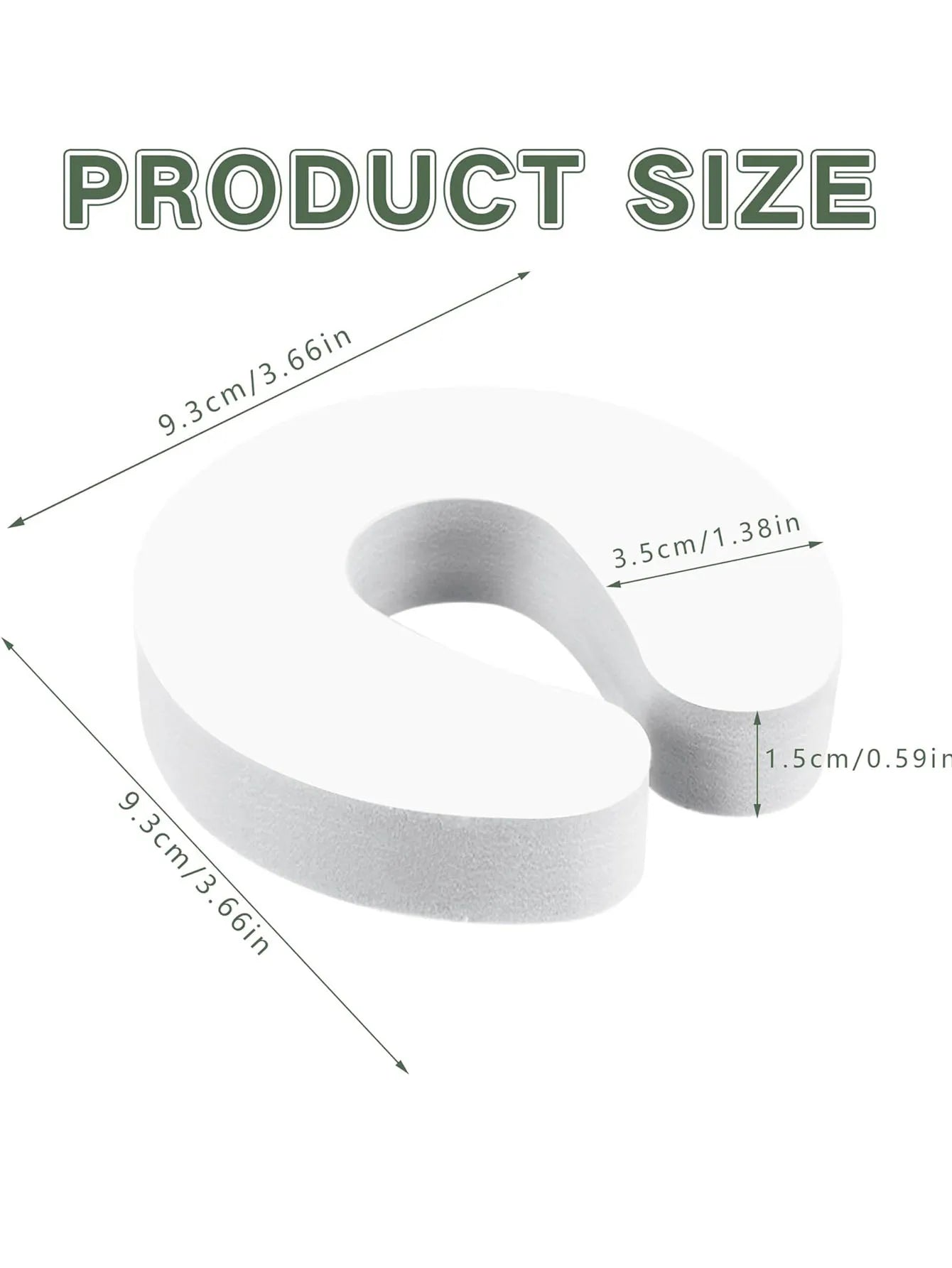 6 Piece Set of Soft Foam Door Stopper Anti-pinch Door Stopper Anti-pinch Guard Protector Child Safety Door Stopper Soft Foam Pad - Daisan Mart