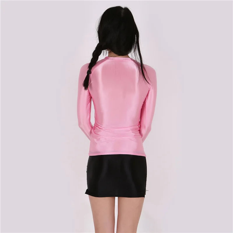 Áo body dài tay mỏng ôm, xuyên thấu sexy thời trang - Daisan Mart