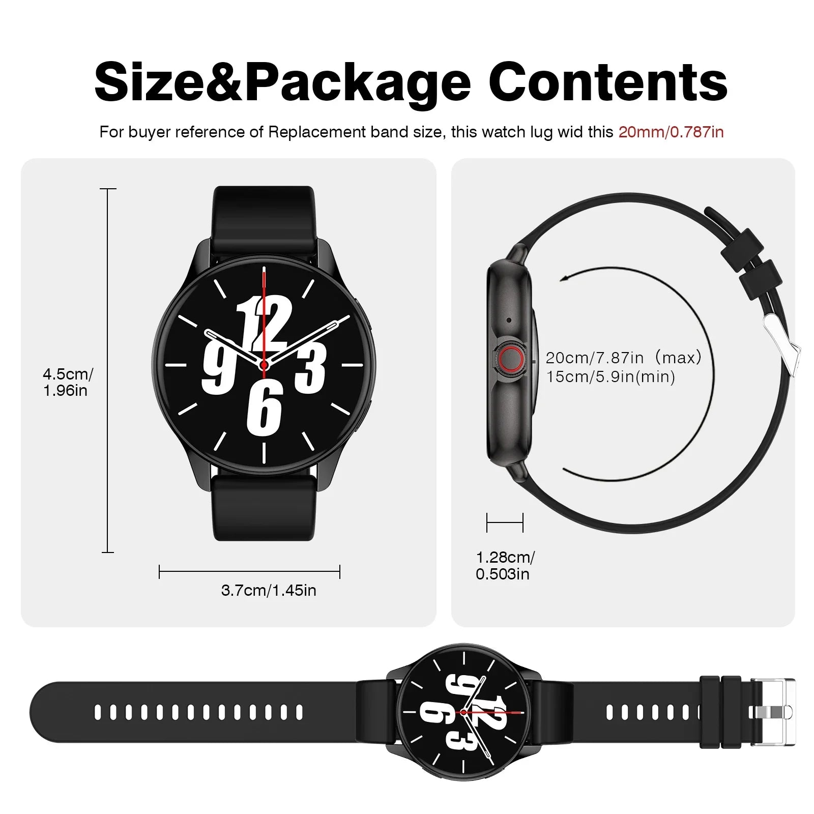 2025 Smart Watch Multi-function Bluetooth Calling, Health Tracker