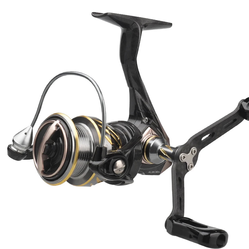 Aurora Long Range Fishing Reel 5.2:1 Drag 4.5kg Carbon 7+1 BB