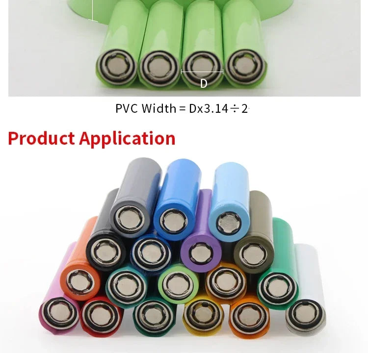 Bao Quấn Pin 18650 PVC Cách Nhiệt (29.5x72mm) 20-500c - Daisan Mart