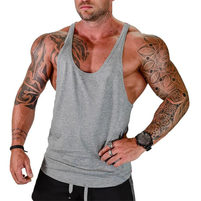 Áo Tank Nam Tập Gym Cotton Không Tay Thoáng Mát - Daisan Mart