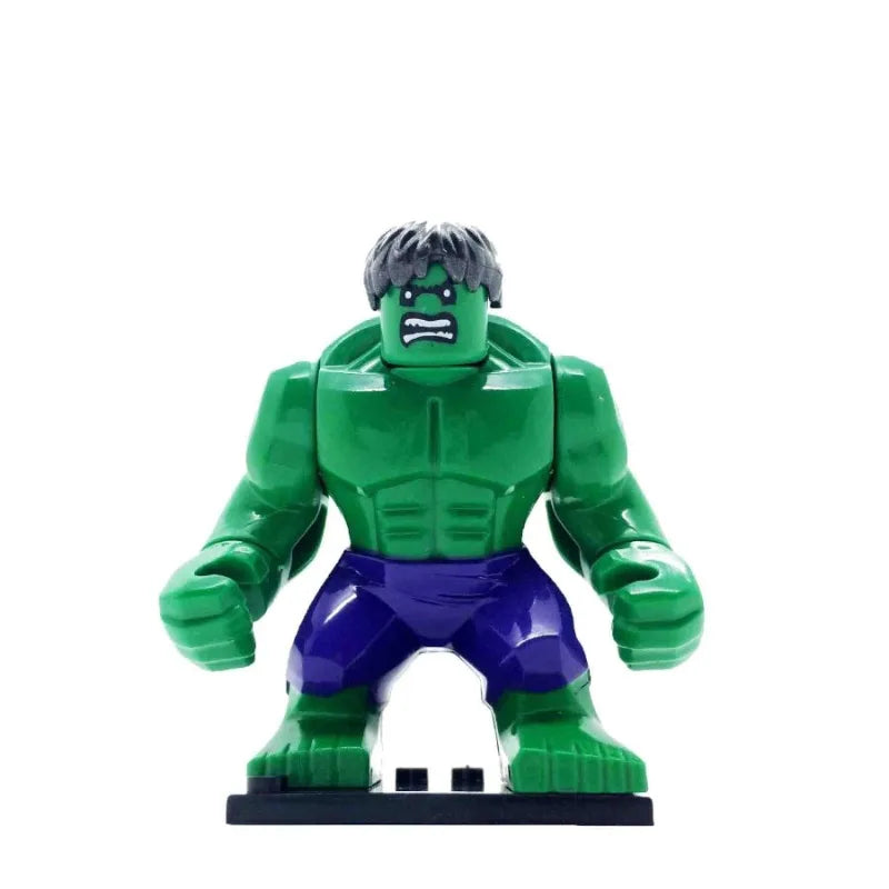 Set of 42 DIY Assembled Marvel Superhero Models