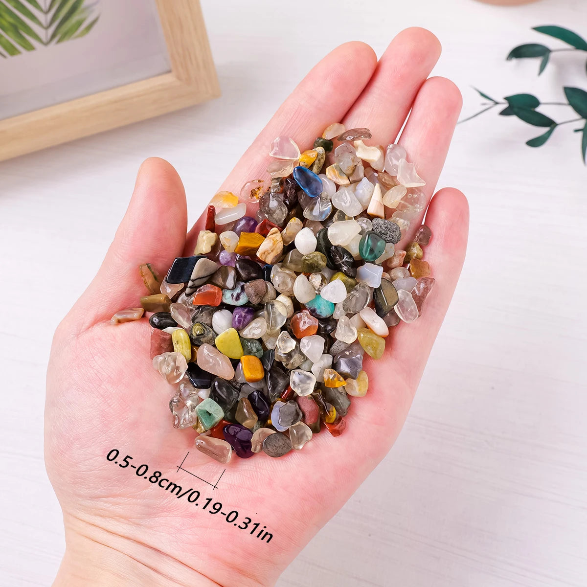 Natural Quartz Stone 100g for Aquarium Decoration, Feng Shui