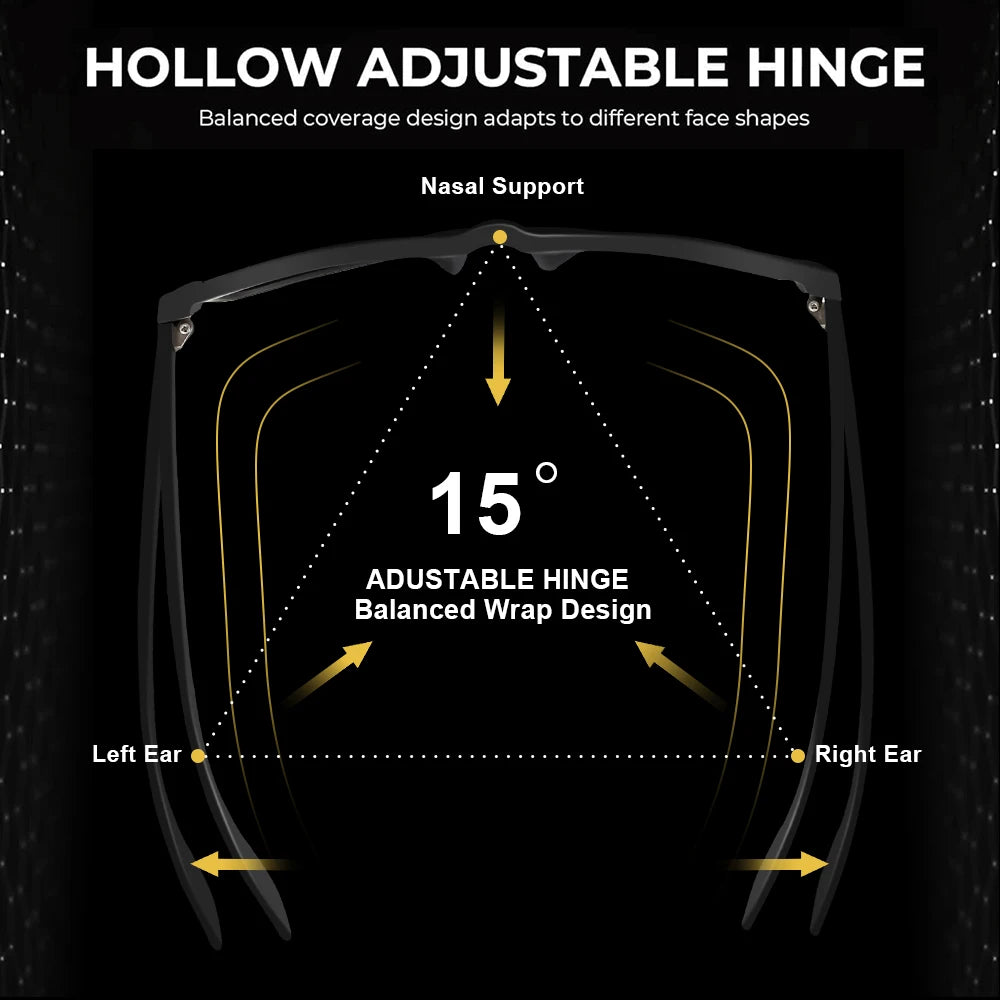 CRIXALIS Unisex Polarized Sunglasses Fashion UV Protection