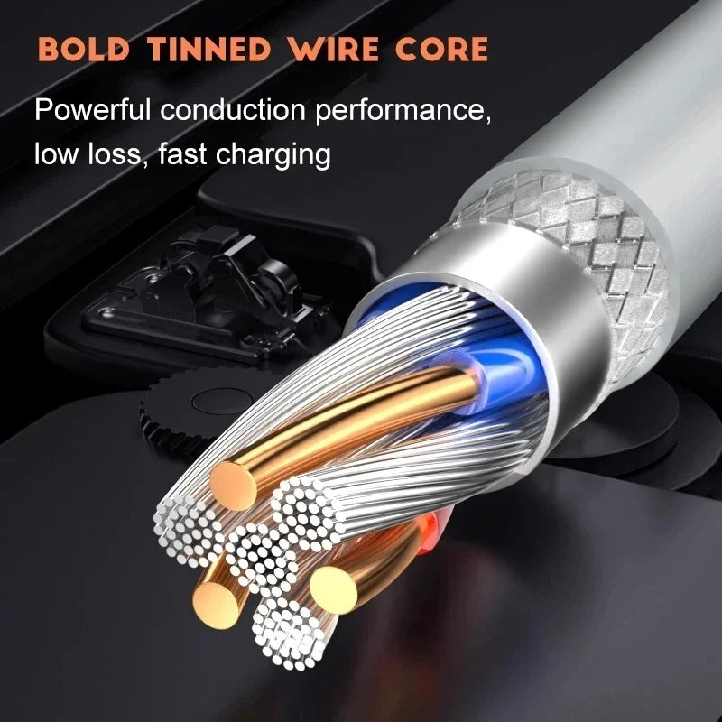 Bộ 3 Cáp Sạc Nhanh 100W USB Type C Siêu Bền - Daisan Mart