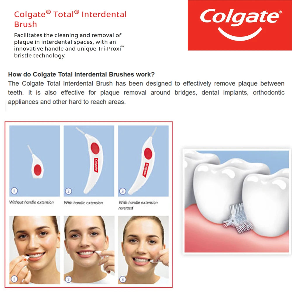 Bàn Chải Kẽ Răng Colgate 2mm Làm Sạch Mảng Bám - Daisan Mart