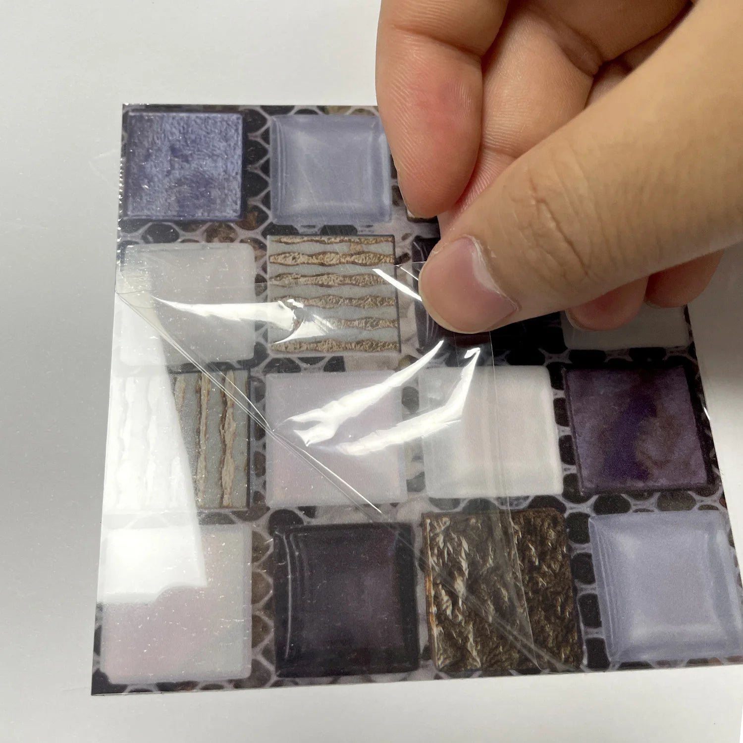 10 Waterproof Marble Mosaic Tile Stickers