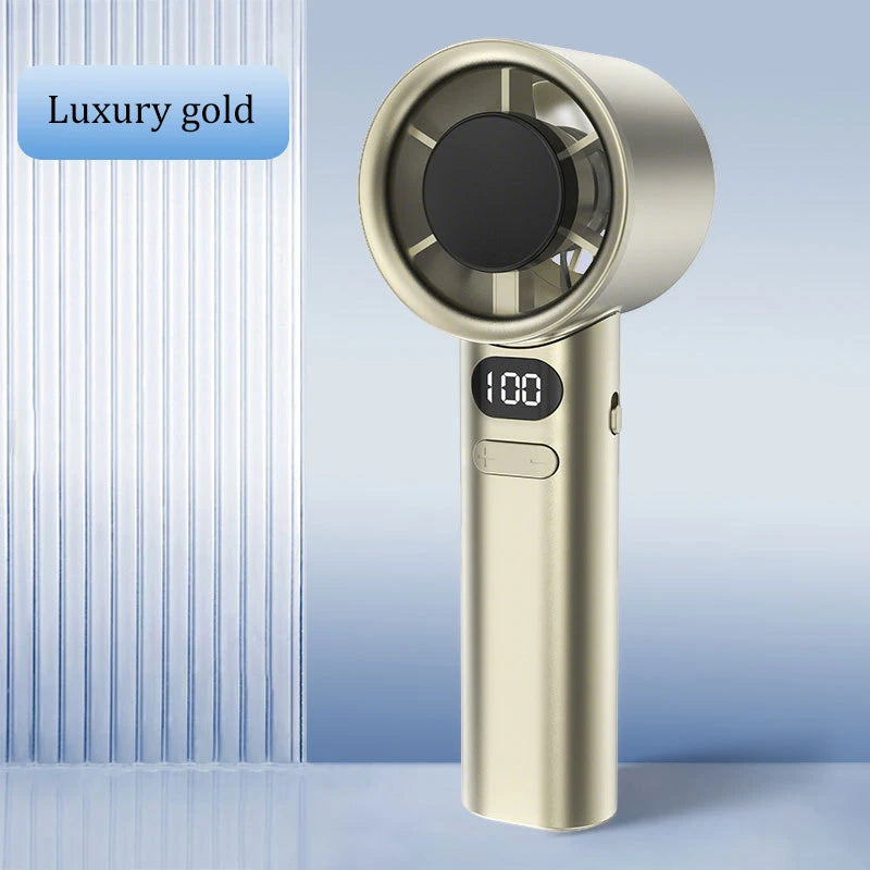 Xiaomi New Mini Handheld Fan 120 Speed ​​Portable Desktop Fans Instant Cooling with Ice Mode Rechargeable Stylish Fan for Women