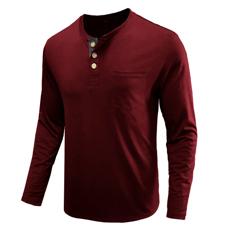 Men's Long Sleeve Sports T-Shirt Street Style