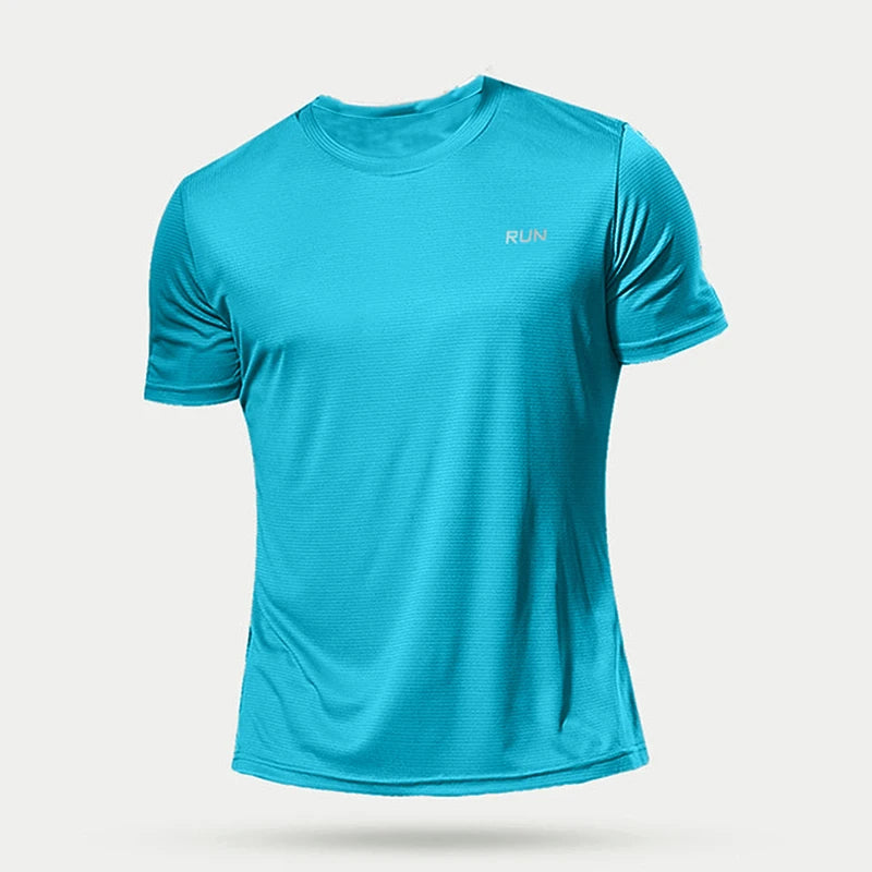 Men's Summer Quick Dry Loose Fit Sports T-Shirt 50 Characters