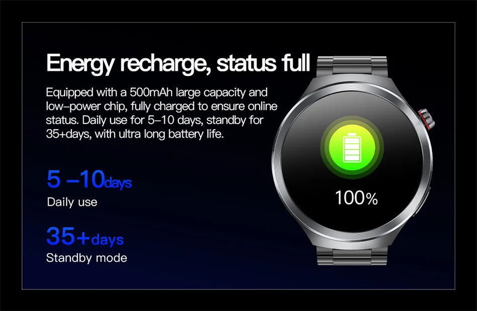 Đồng hồ thông minh sức khỏe ECG+PPG 2026 chính xác cao