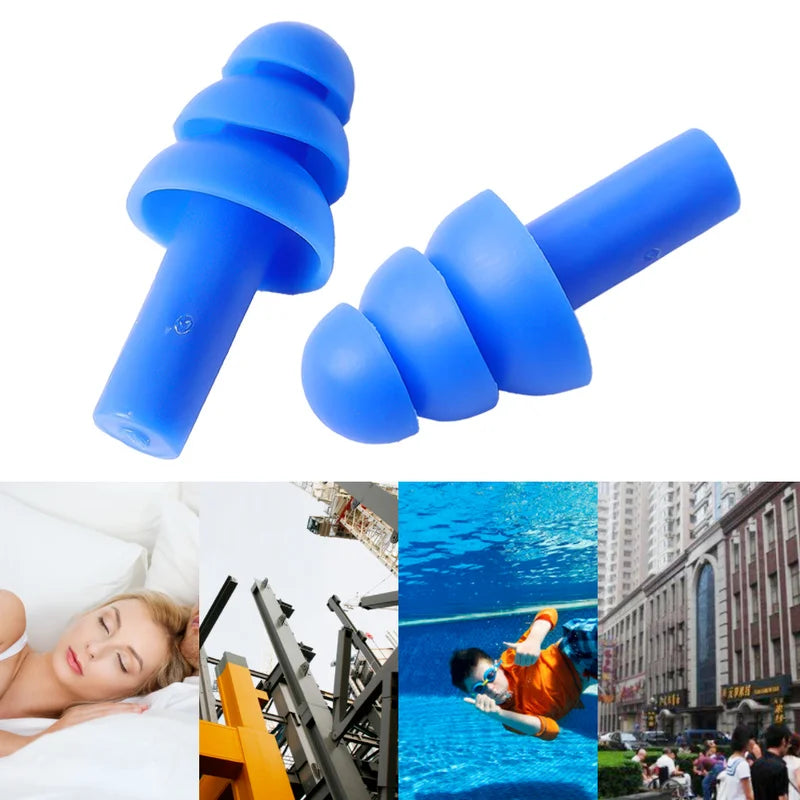 Nút Tai Chống Nước Giảm Ồn Silicone Cho Bơi Lội - Daisan Mart
